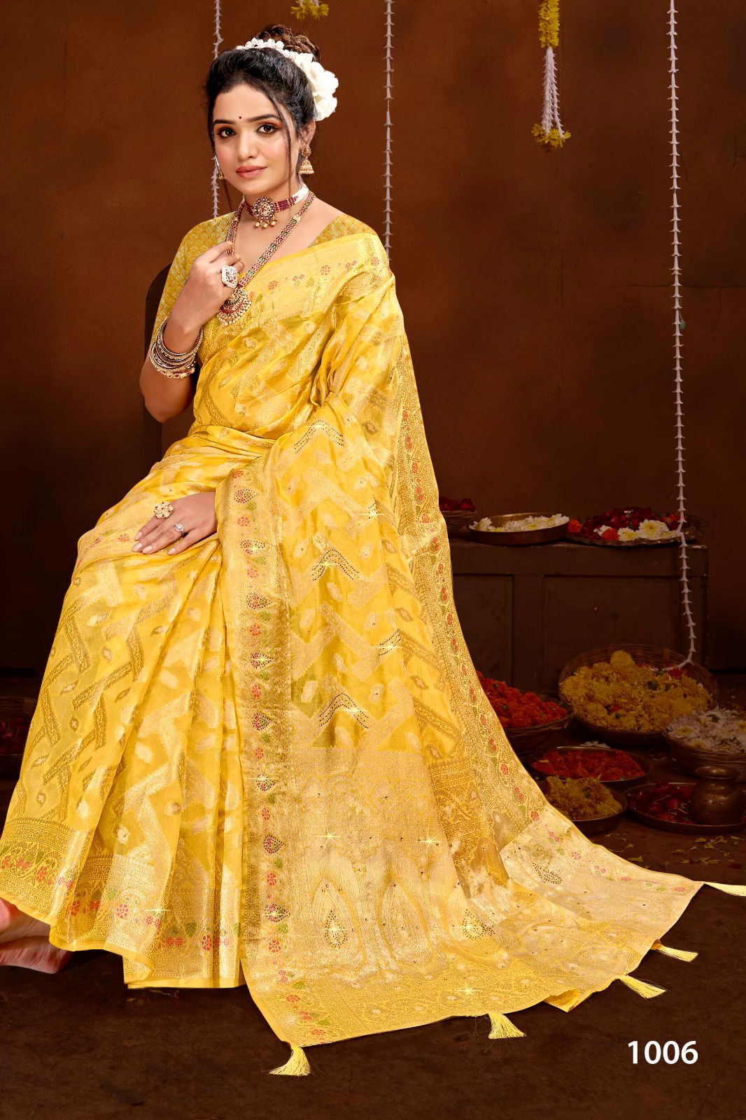 Raymond Swaroski Vol 1 By Saroj Organza Designer Sarees Wholesale Price In Surat